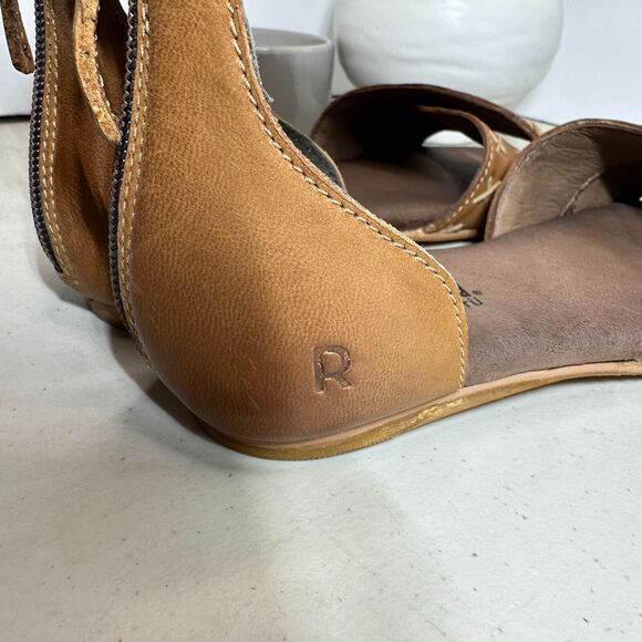 New Roan By Bed Stu Kel Bosco Leather Sandals Tan FR85008 Women's 6 NWB - Picture 6 of 12